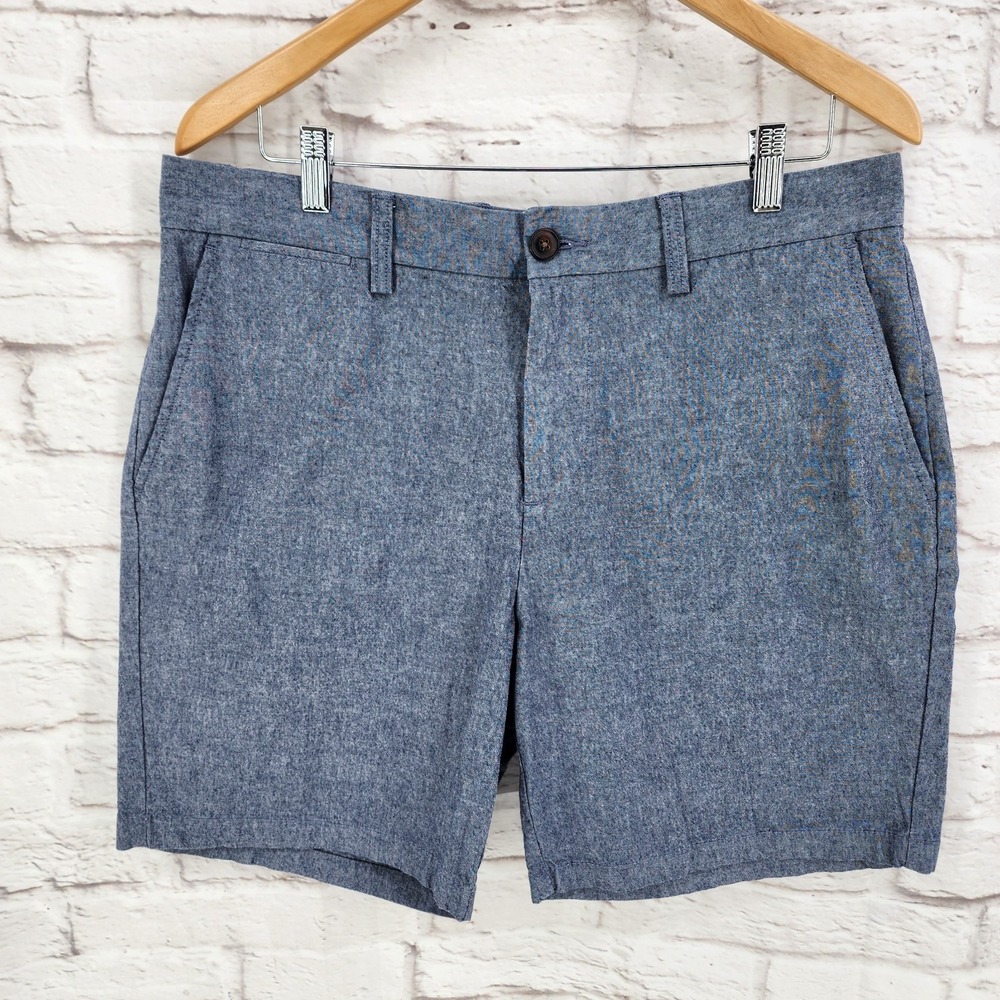 Old Navy Shorts Ultimate Slim‎ Flex Cotton Stretch Flat Front Summer Preppy 34